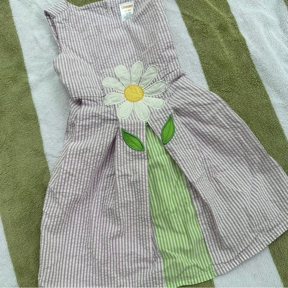 Gymboree Daisy Seersucker Dress